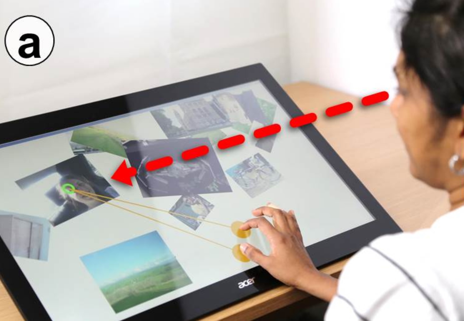 [UIST’14] Gaze-touch: combining gaze with multi-touch for interaction on the same&nbsp;surface