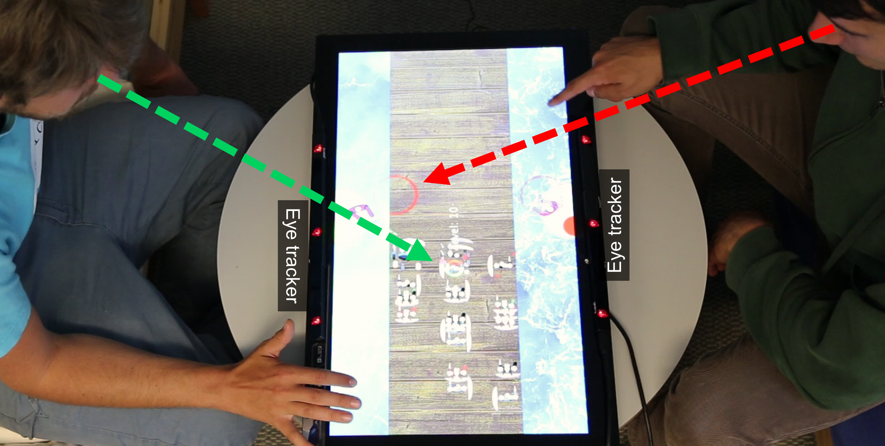 [MUM’16] GazeArchers: Playing with Individual and Shared Attention in a Two-Player Look&Shoot Tabletop&nbsp;Game